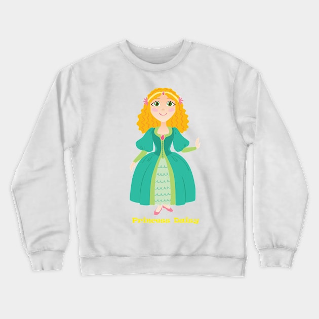 Princess Daisy Crewneck Sweatshirt by VioSel